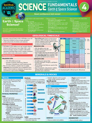 cover image of Science Fundamentals 4--Earth & Space
